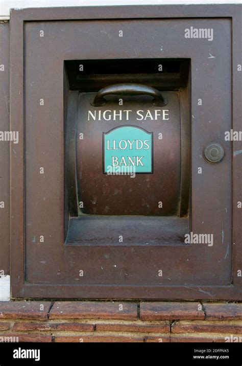 metal box in the outside wall of a bank uk|Bank wall night safe Stock Photos and Images .